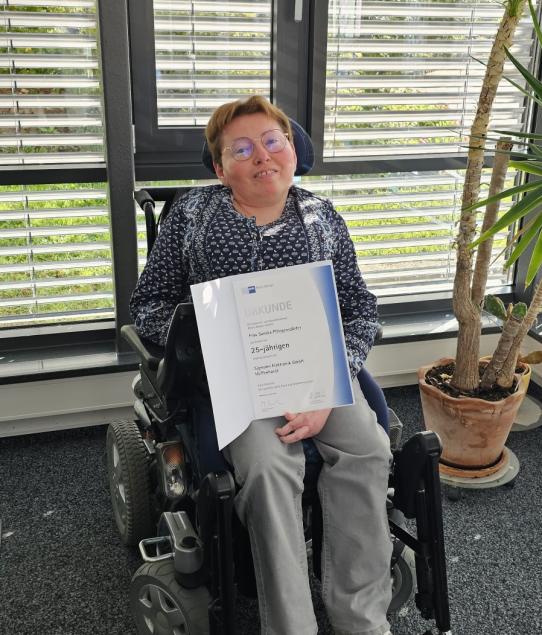 Mitarbeiterin wurde geehrt